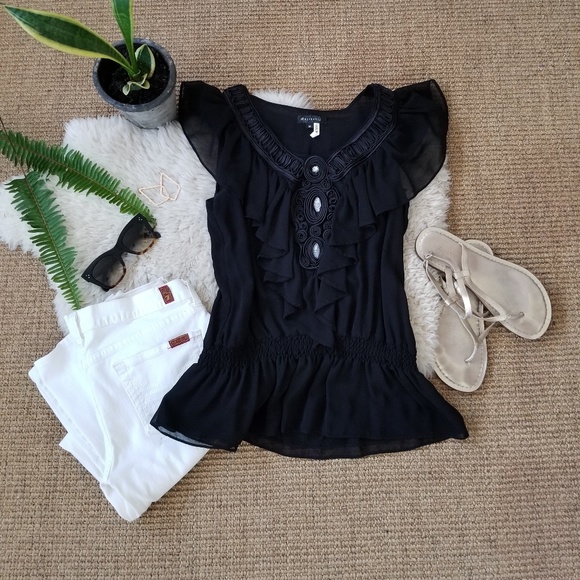 Anthropologie Party Top - Picture 1 of 6